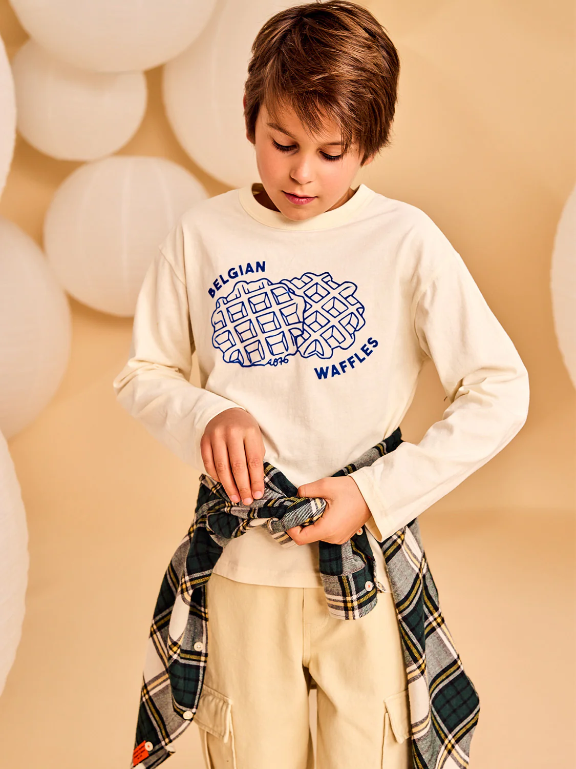 Longsleeve Ben Cremeweiß - Image 2