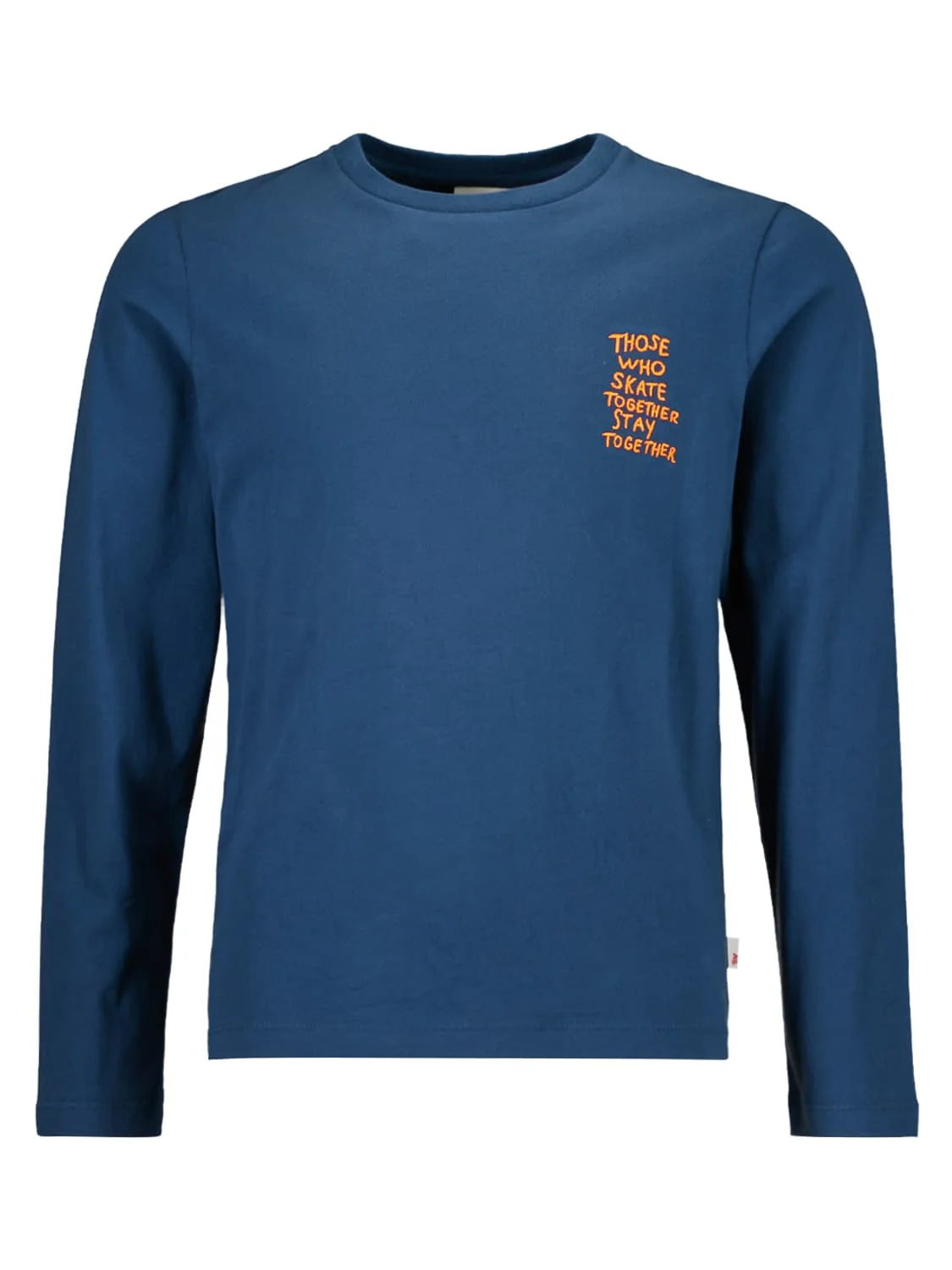 Longsleeve mat Blau