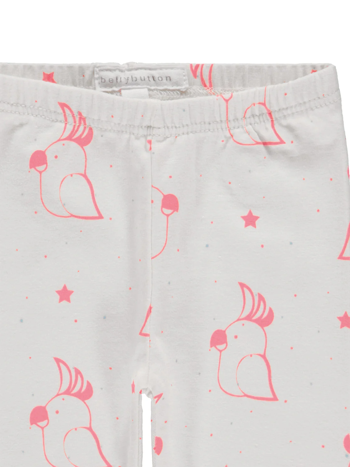Baby Leggings – Weiß/Pink - Image 3