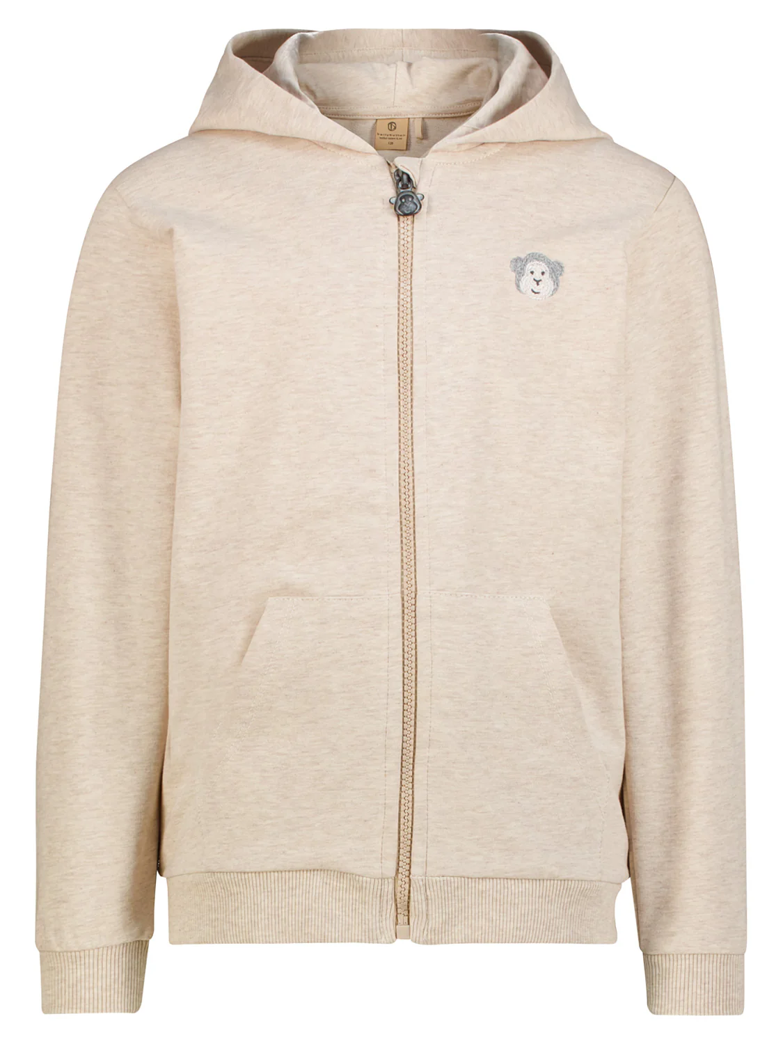 Sweatjacke Beige