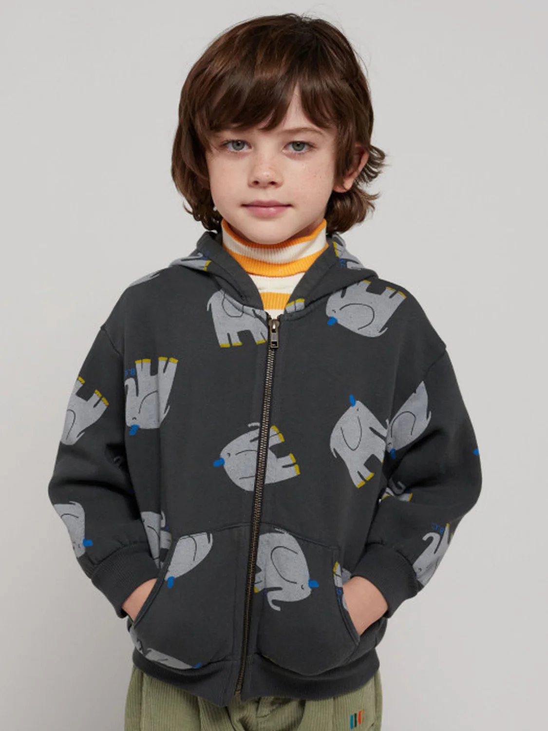 Sweatjacke Anthrazit - Image 3