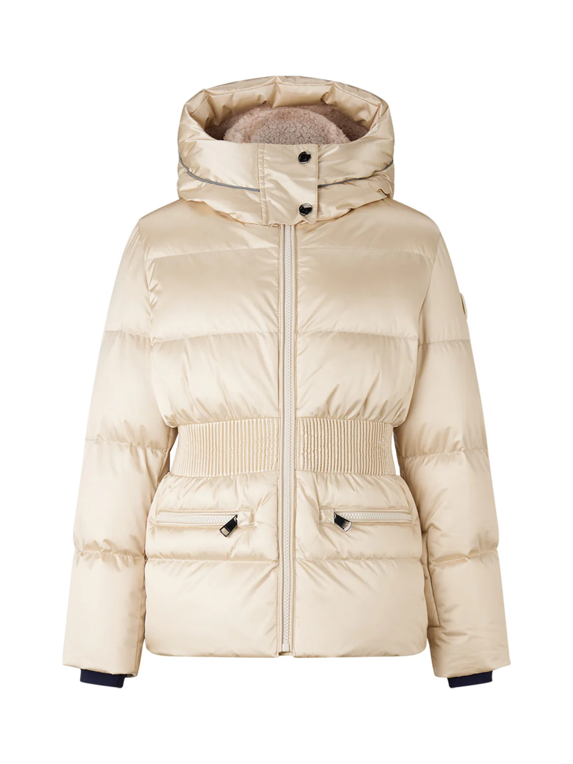 Skijacke Beige