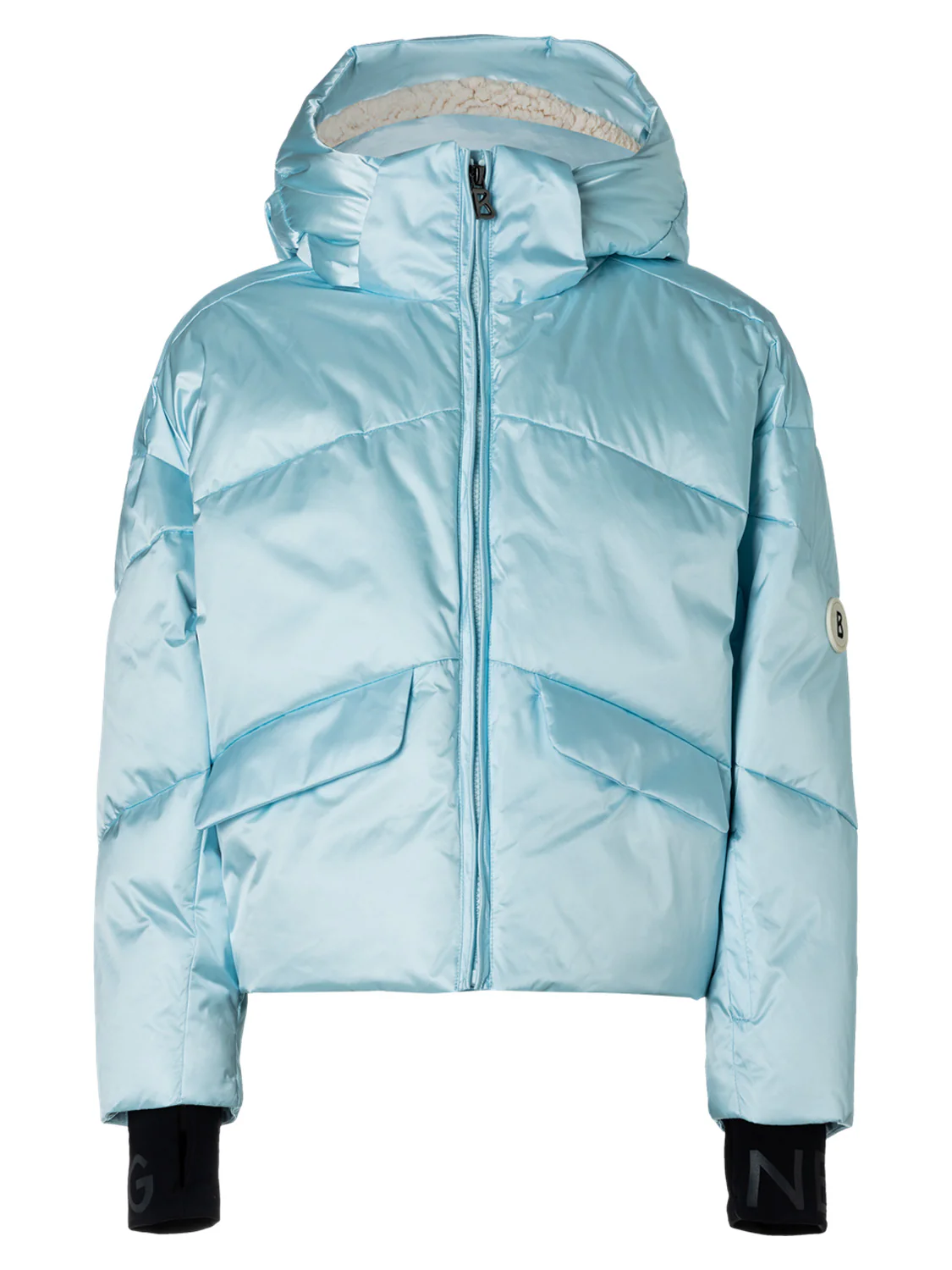 Skijacke Hellblau