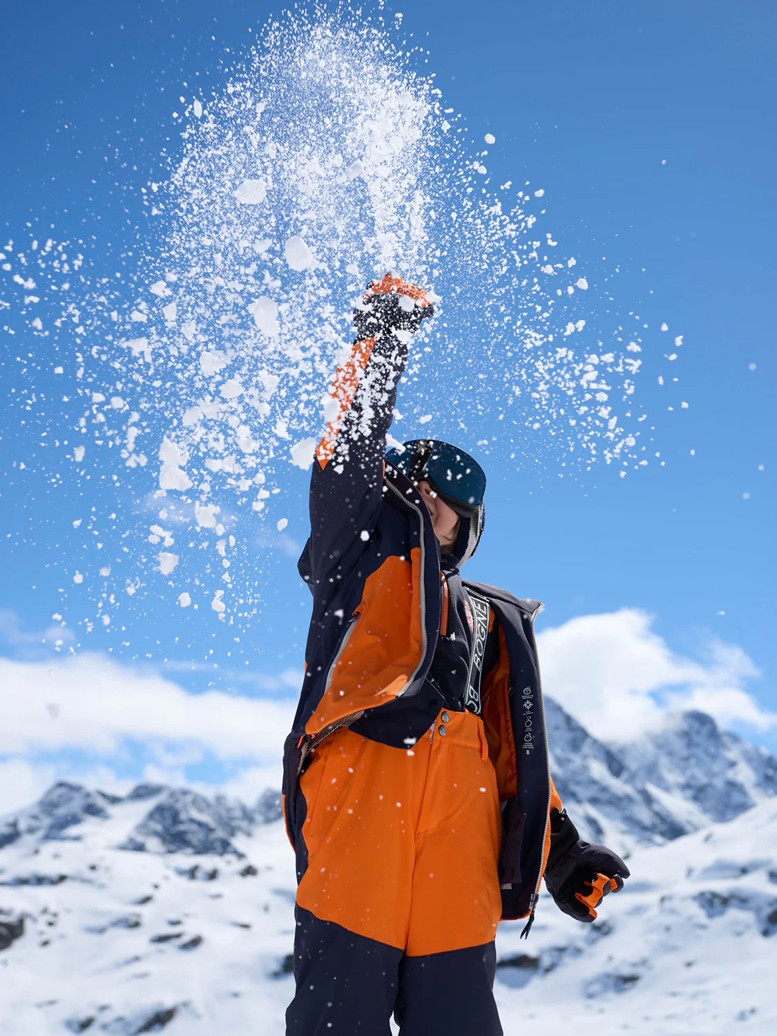 Skijacke Orange - Image 3