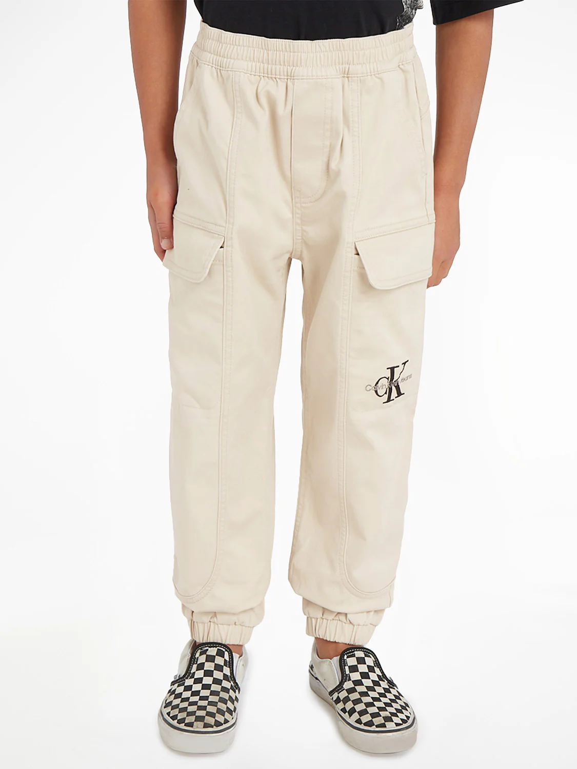Cargohose Sateen Cargo Beige - Image 2