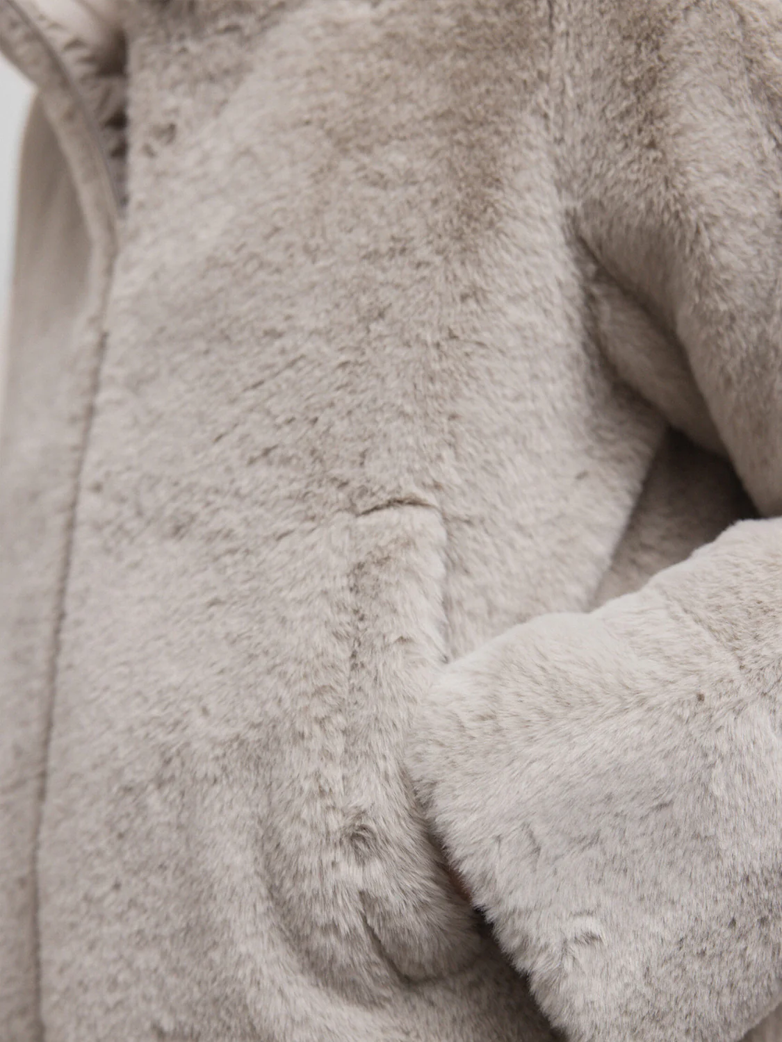 Daunenjacke Beige