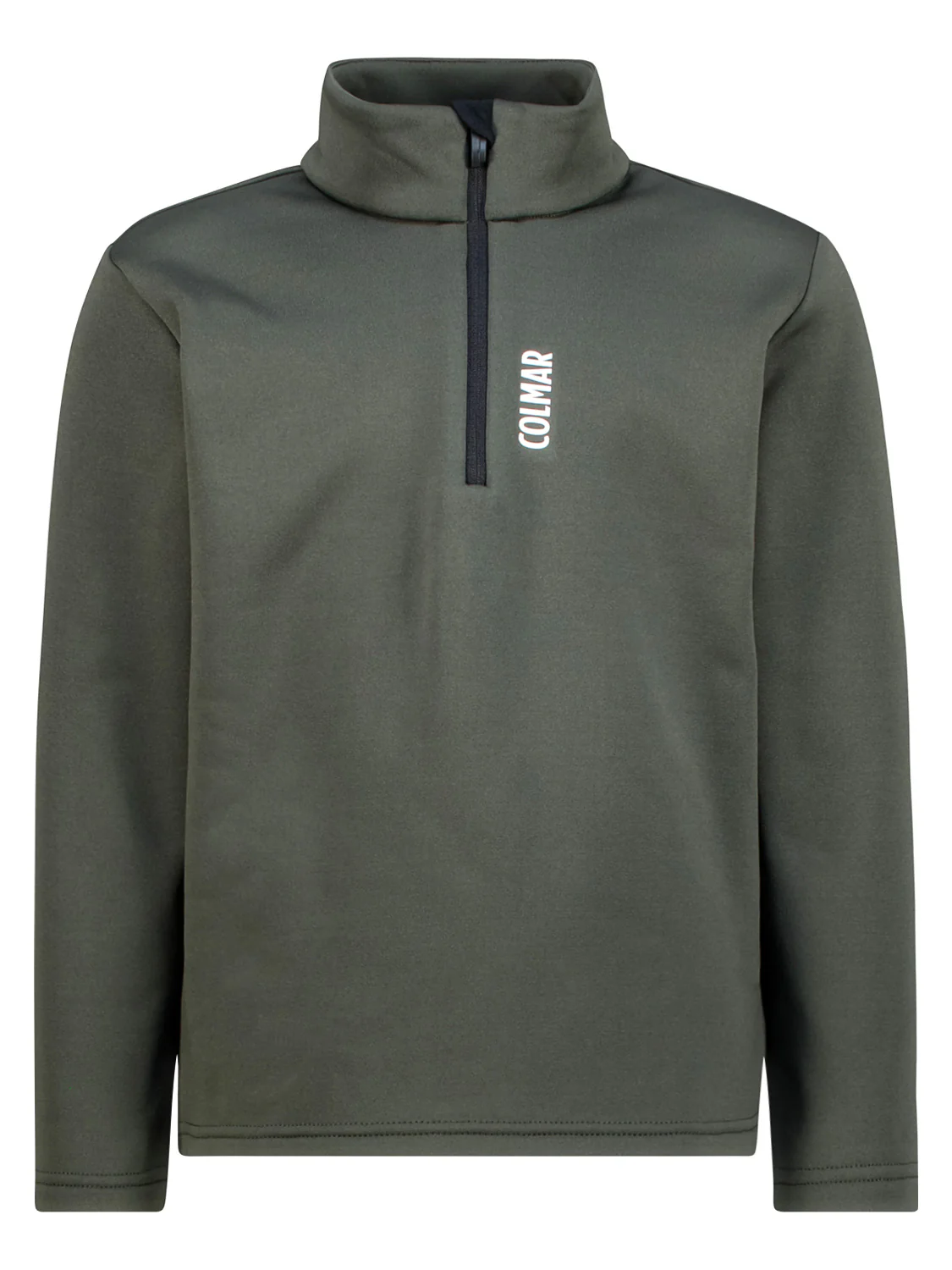 Fleece Pullover Olivgrün