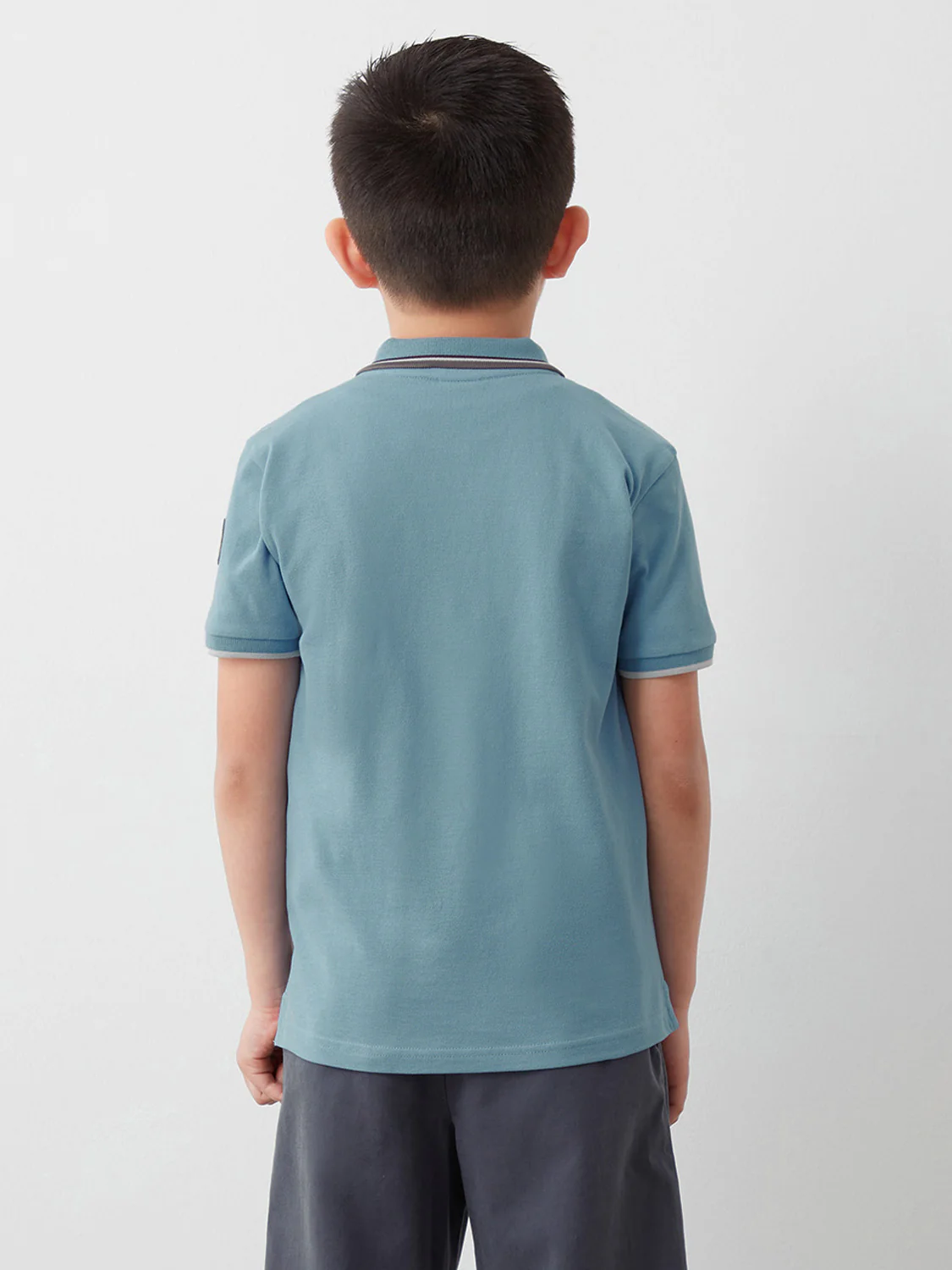Polo Shirt Blau - Image 3