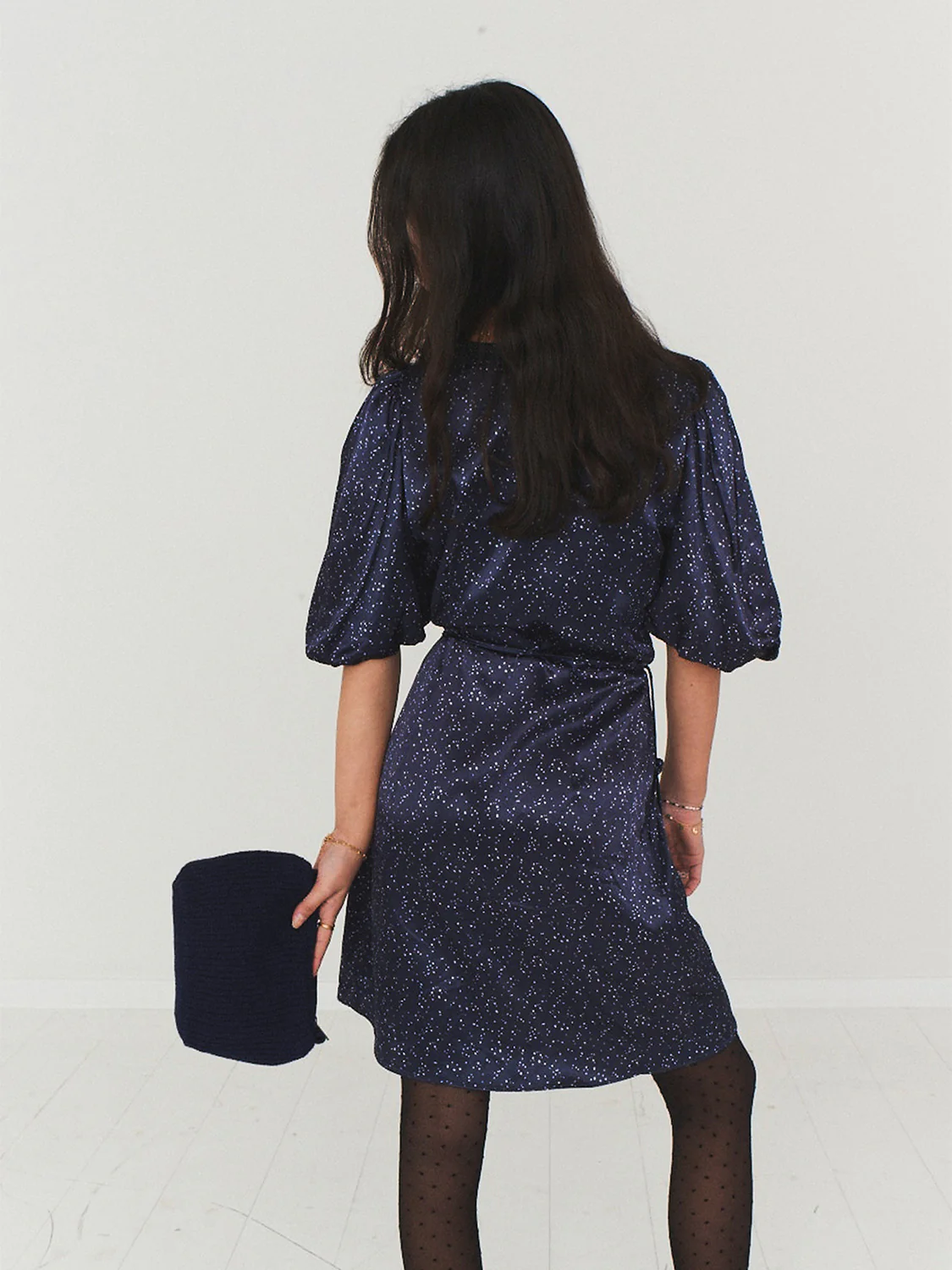 Kleid Lilian Marineblau - Image 5