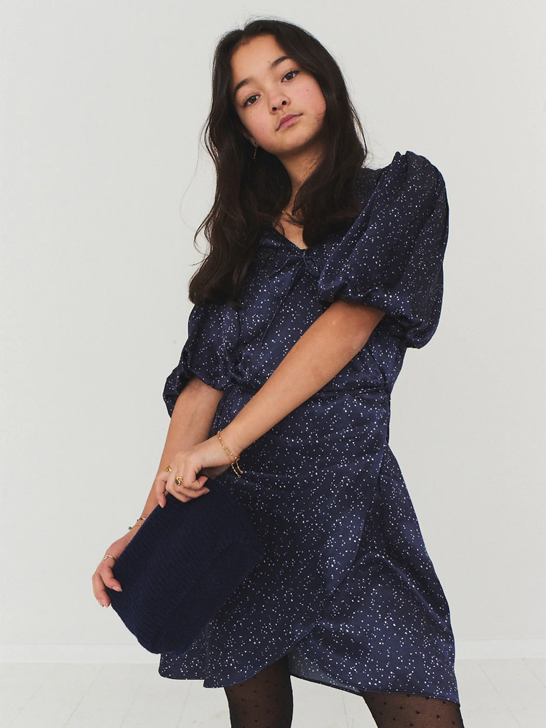 Kleid Lilian Marineblau - Image 6