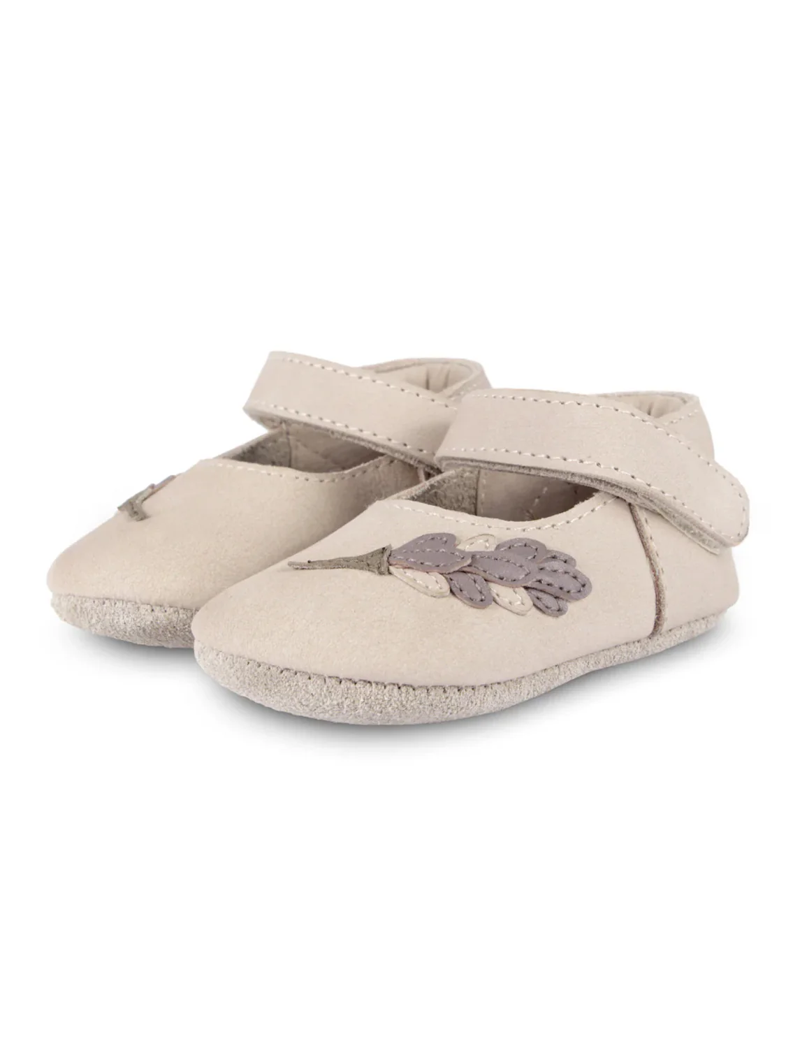 Babyschuhe Flieder
