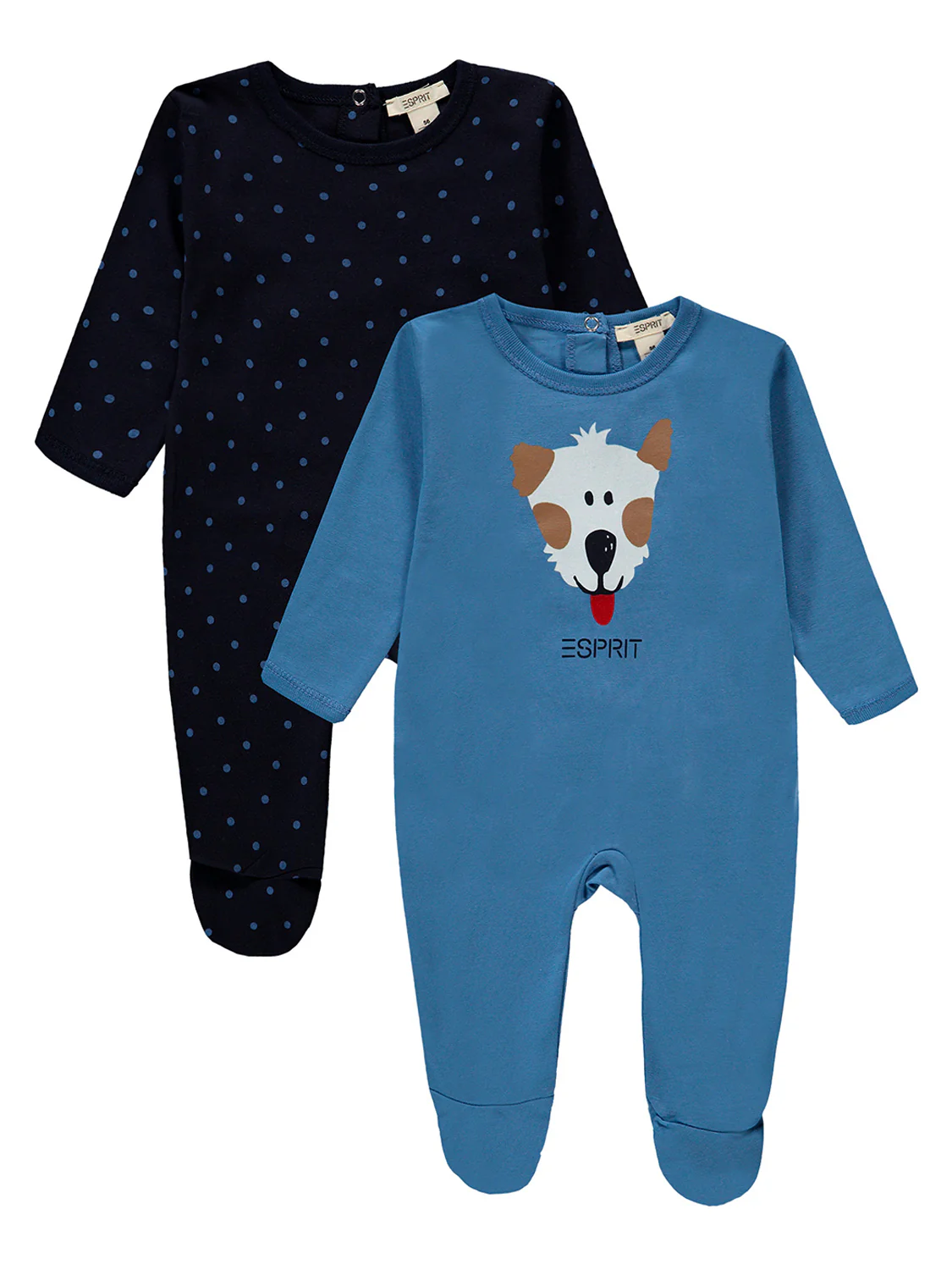 Strampler Blau