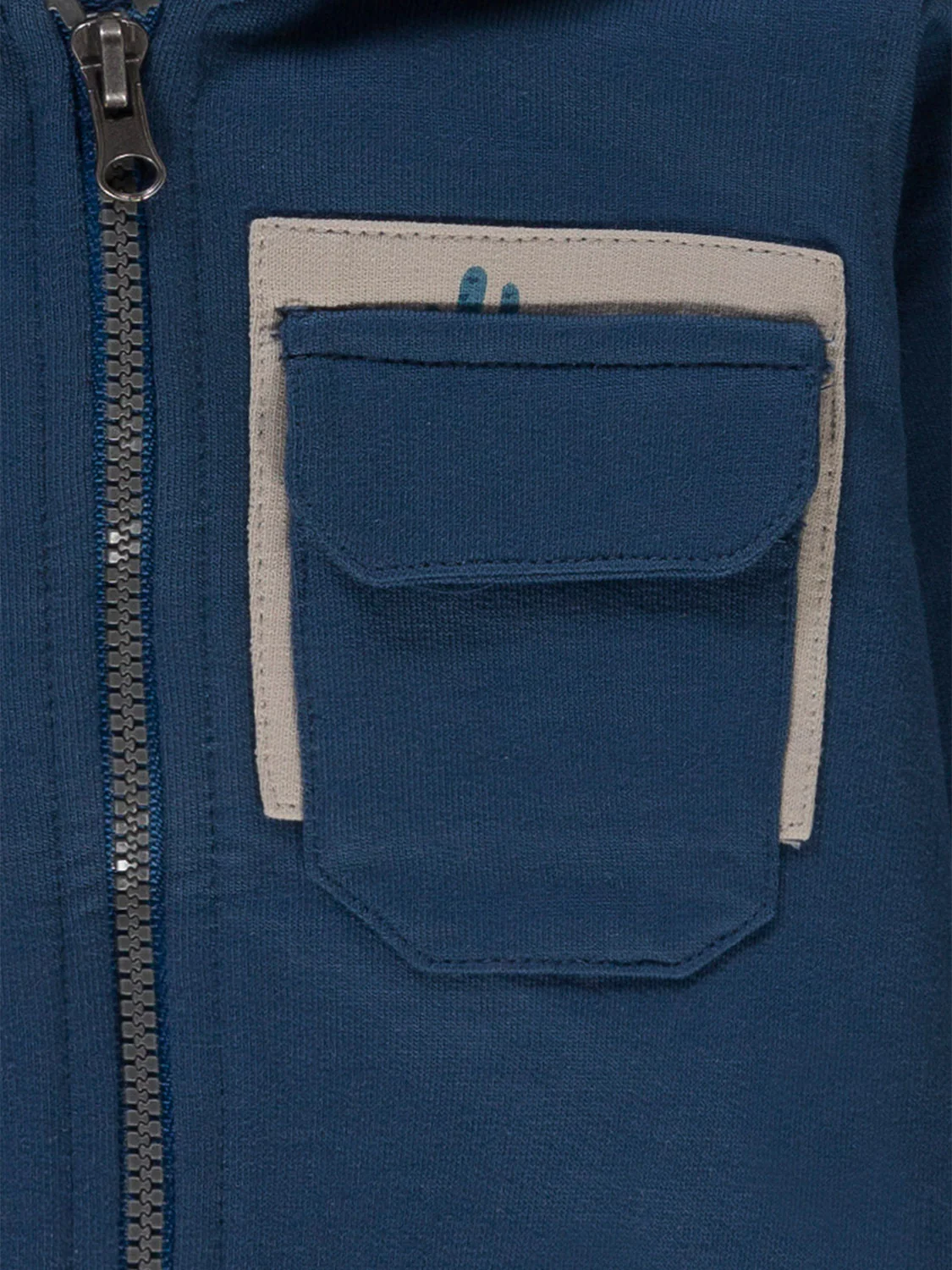 Sweatjacke Marineblau - Image 3