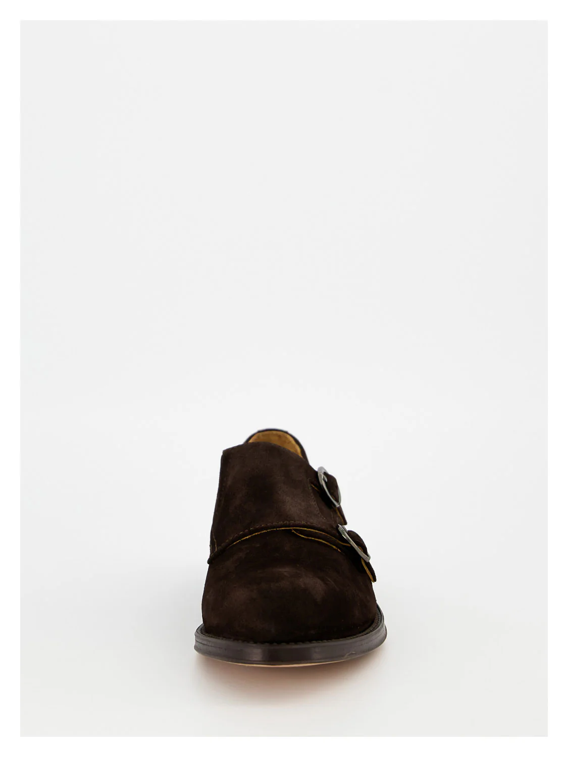 Derbyschuhe Cuoio Velour Braun - Image 2