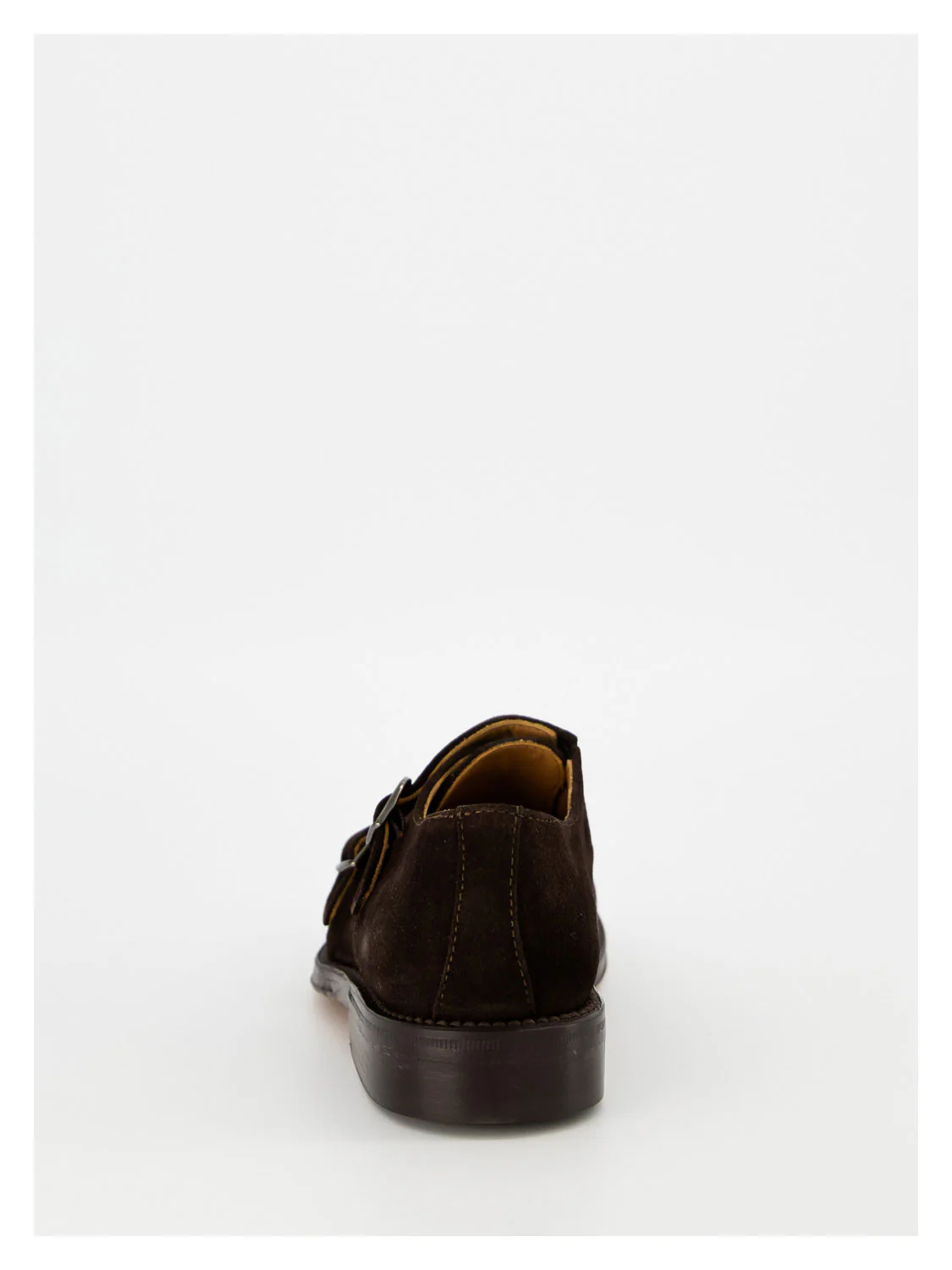 Derbyschuhe Cuoio Velour Braun - Image 4