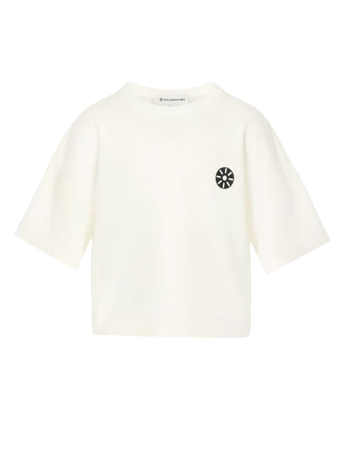 T-Shirt Cropped Length Weiß
