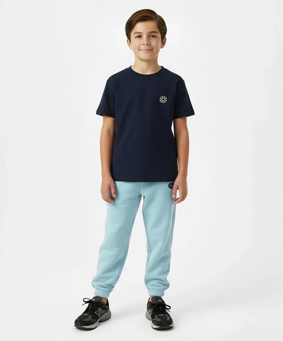 T-Shirt Regular Length Marineblau - Image 3