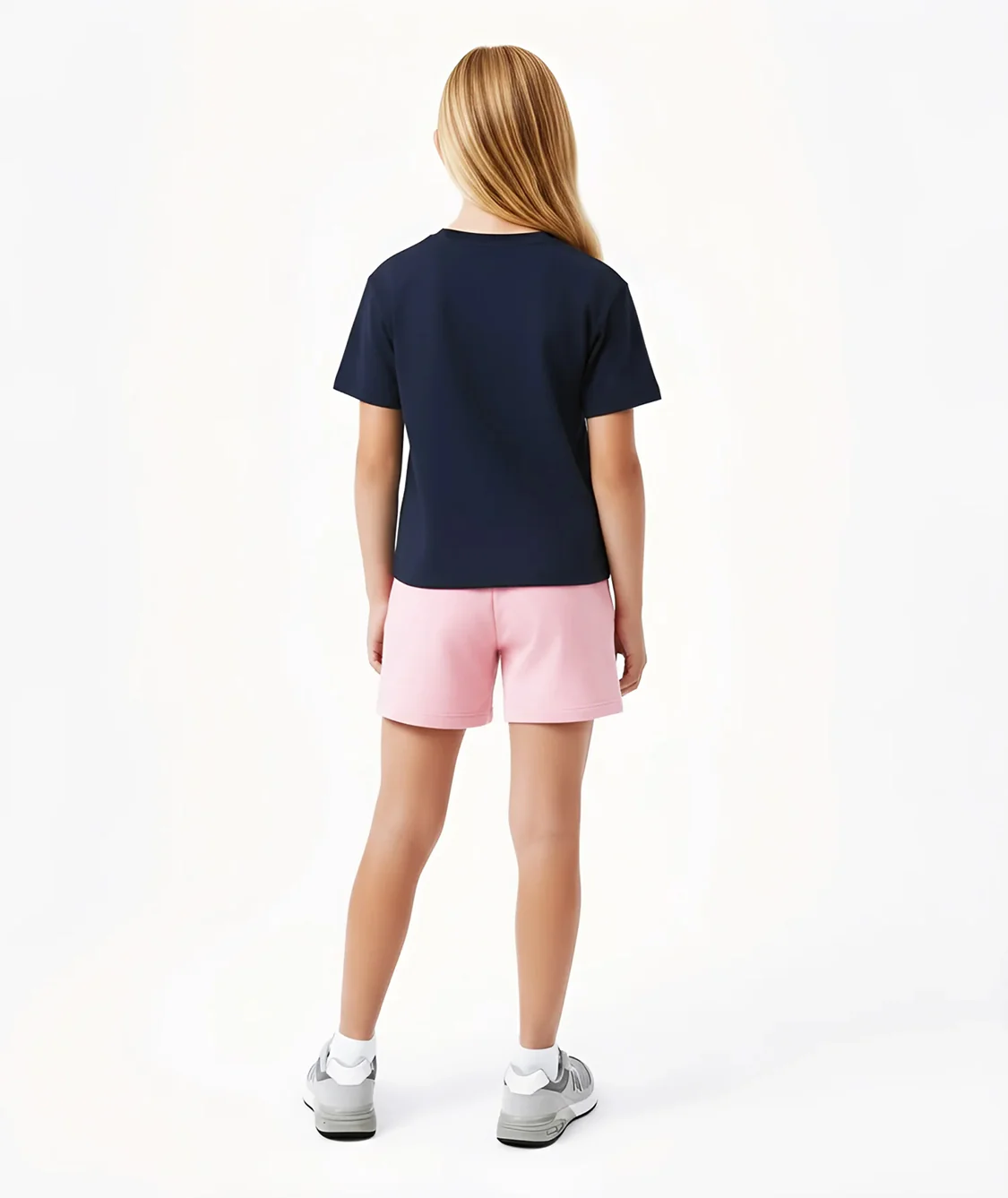 T-Shirt Regular Length Marineblau - Image 7