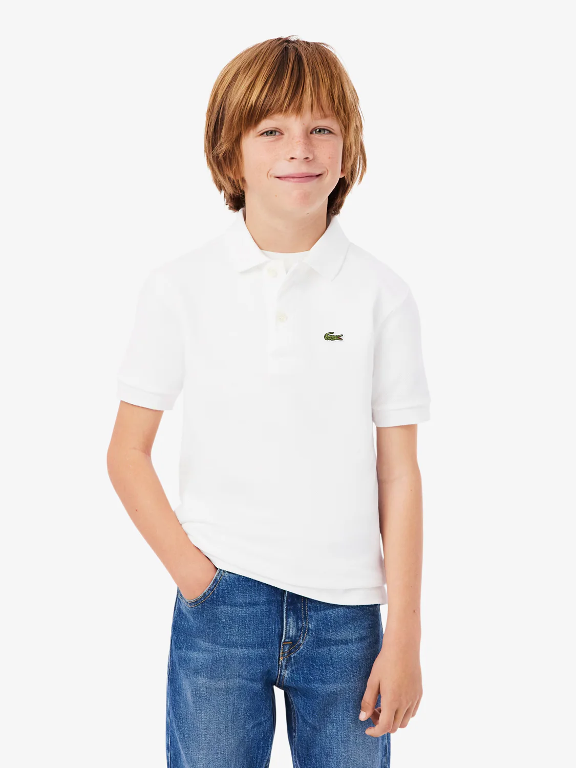 Polo Shirt Weiß - Image 3