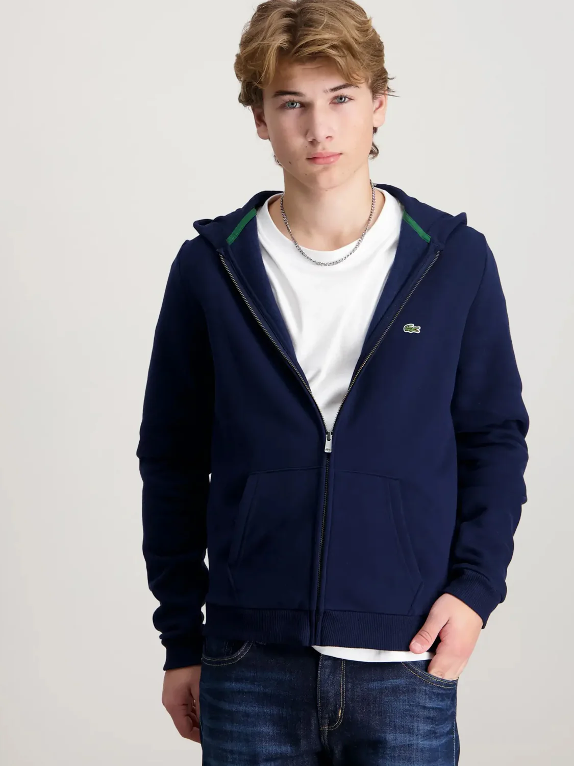 Sweatjacke Marineblau - Image 3