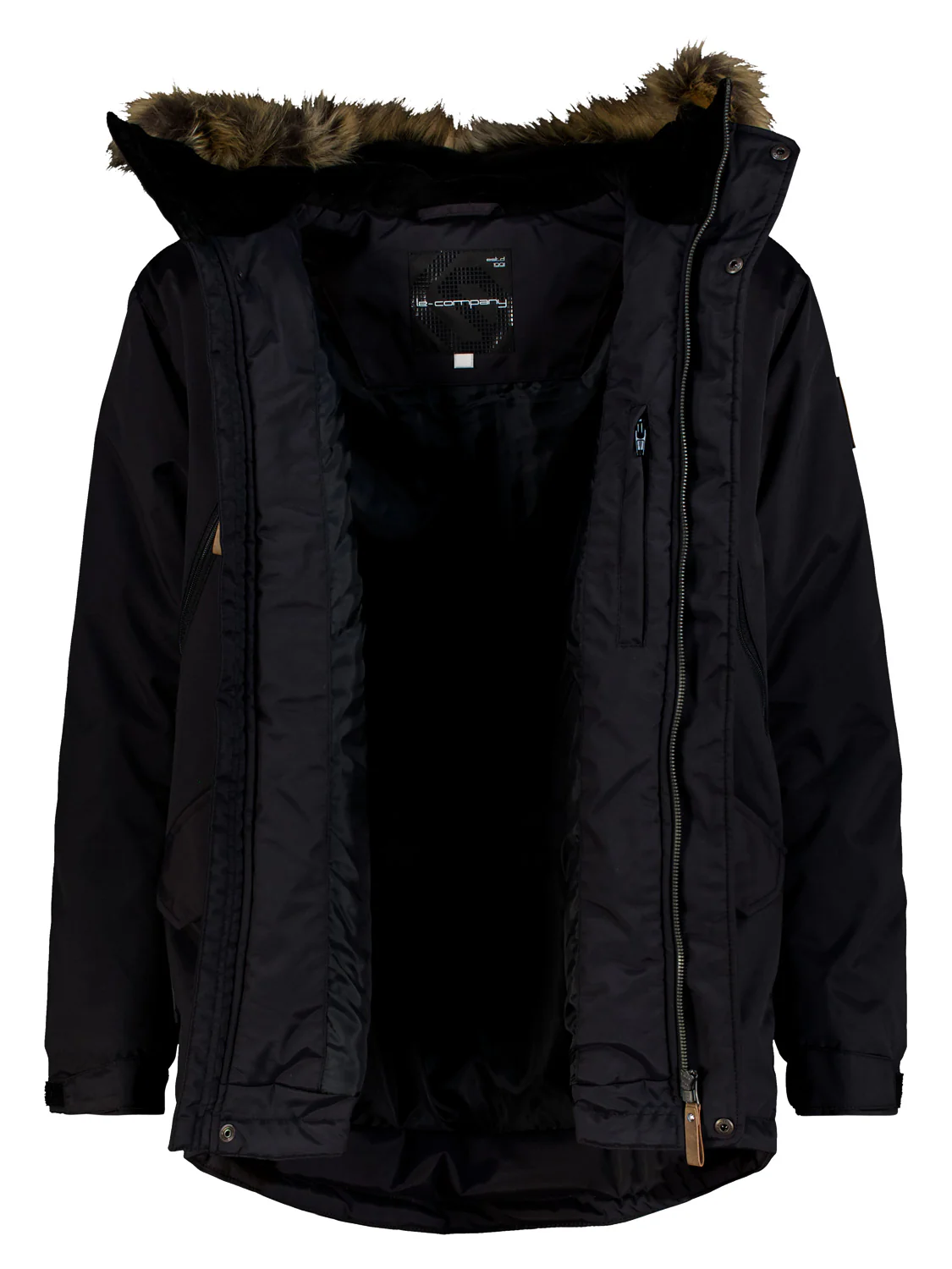 Winterjacke Willem Schwarz - Image 5