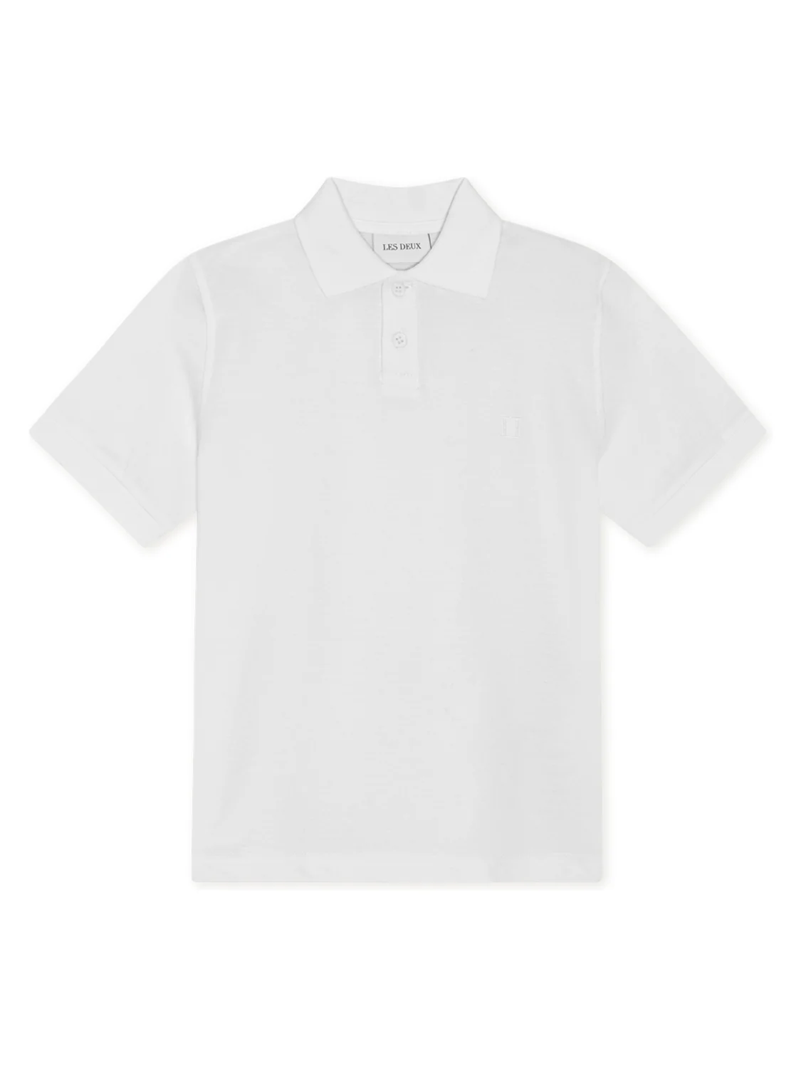 Polo Shirt Pique Weiß