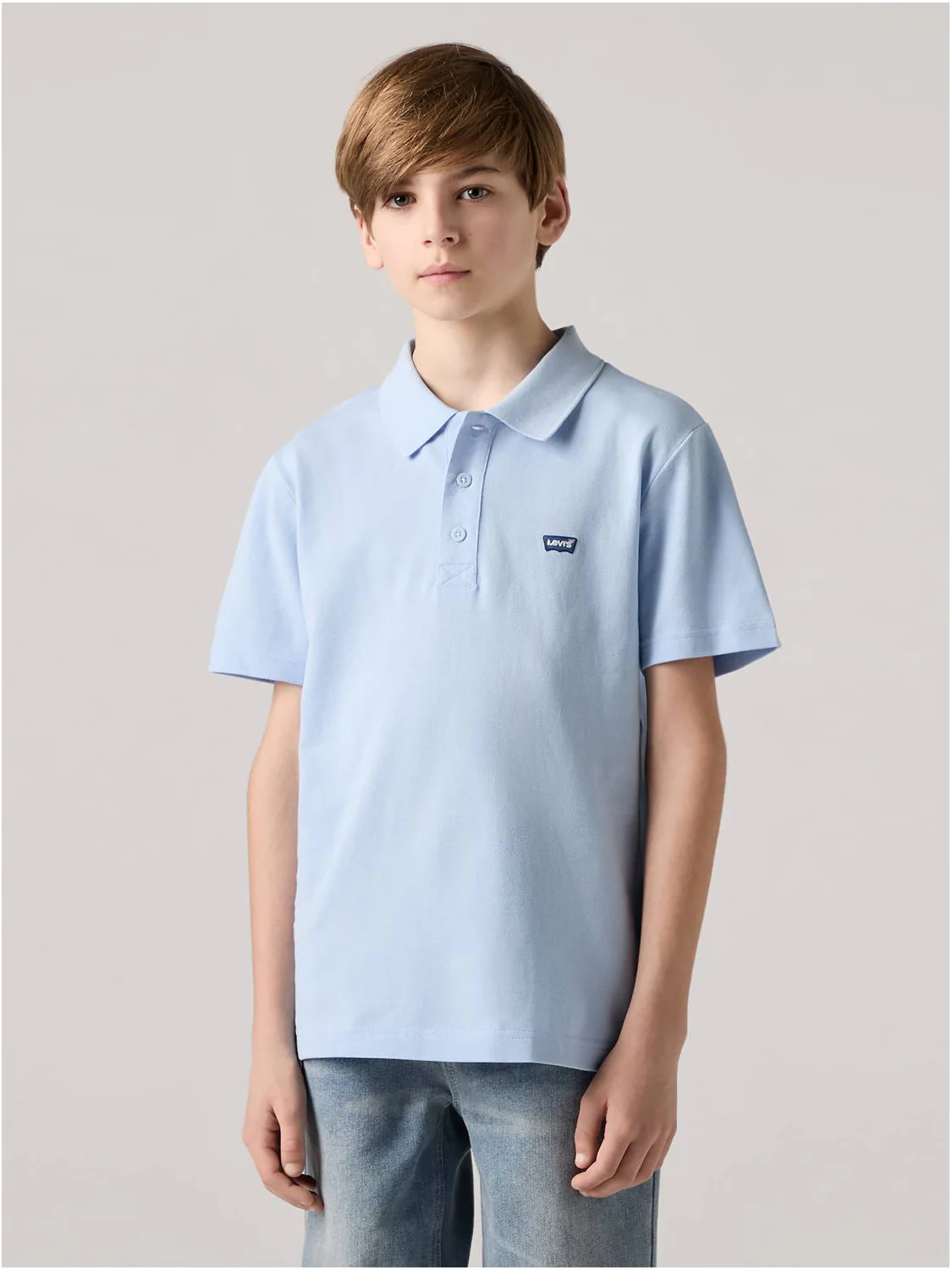 Polo Shirt Hellblau - Image 3