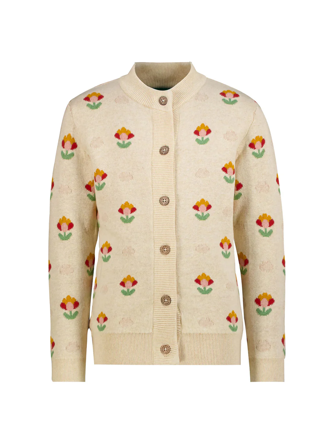 Strickjacke Beige