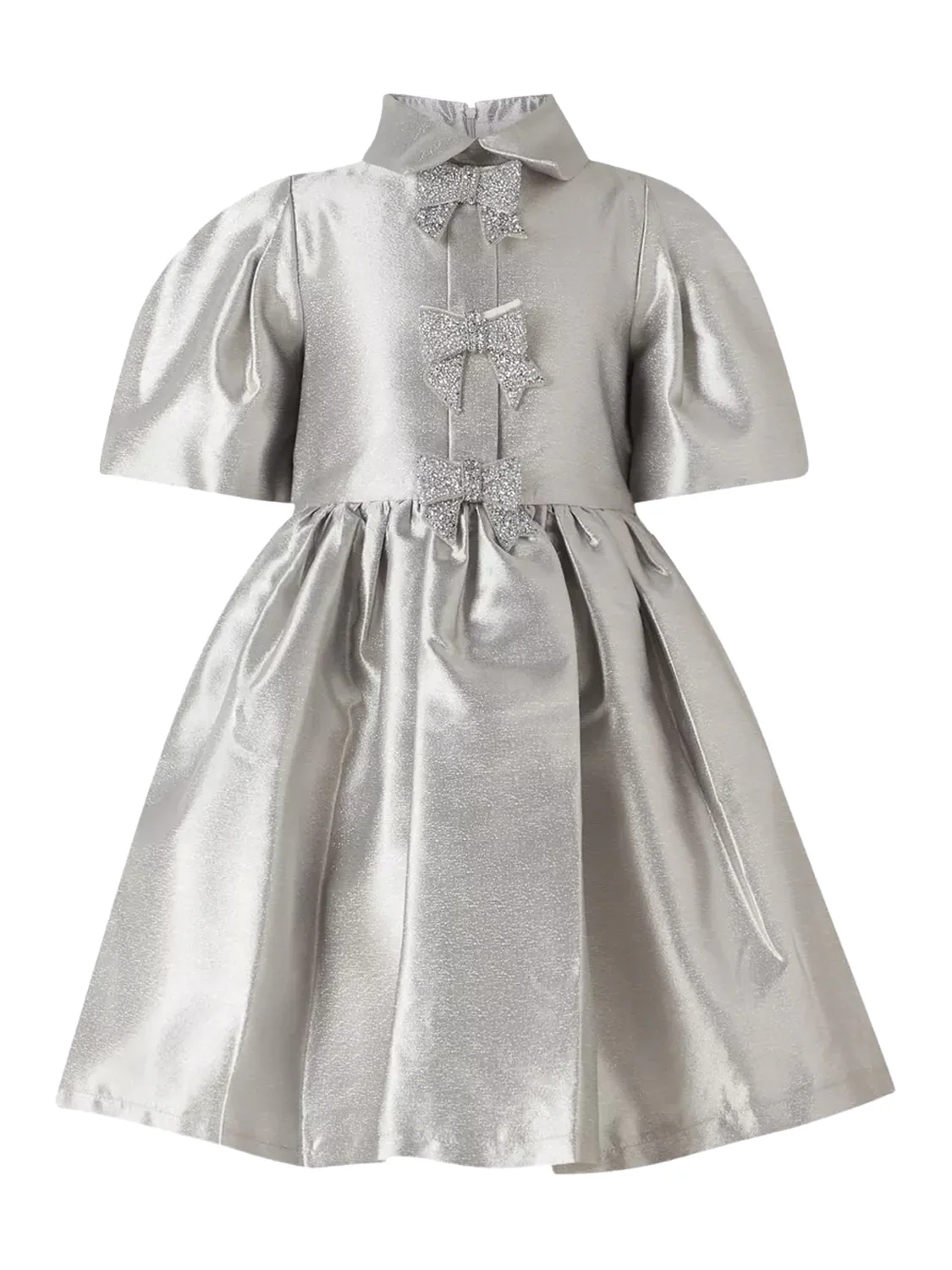 Kleid Silber