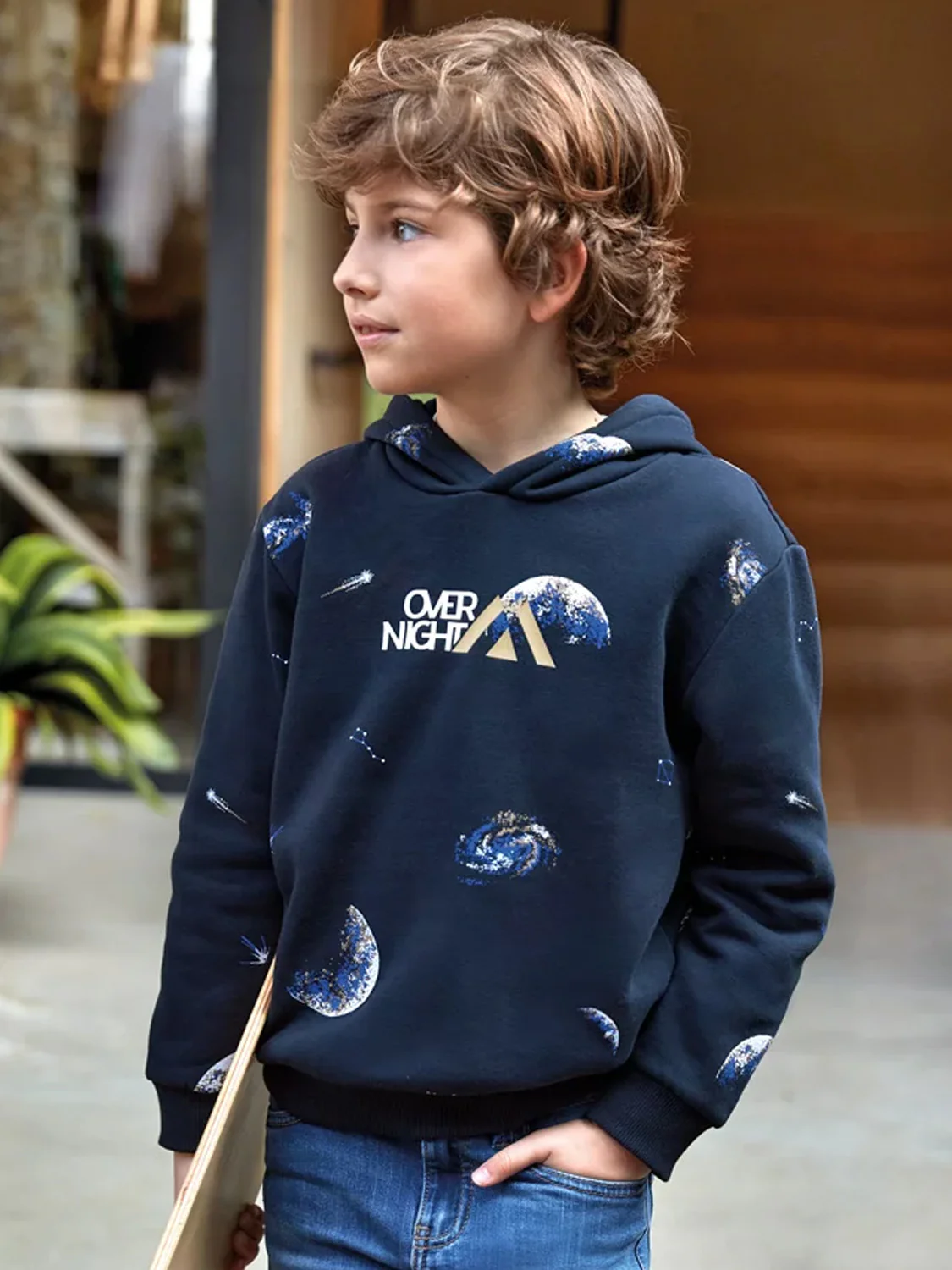 Hoodie Marineblau - Image 3