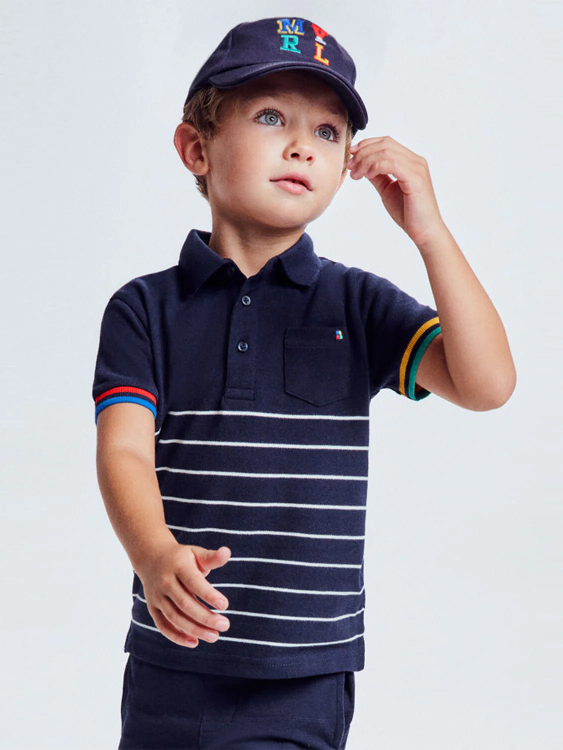 Polo Shirt Marineblau - Image 2