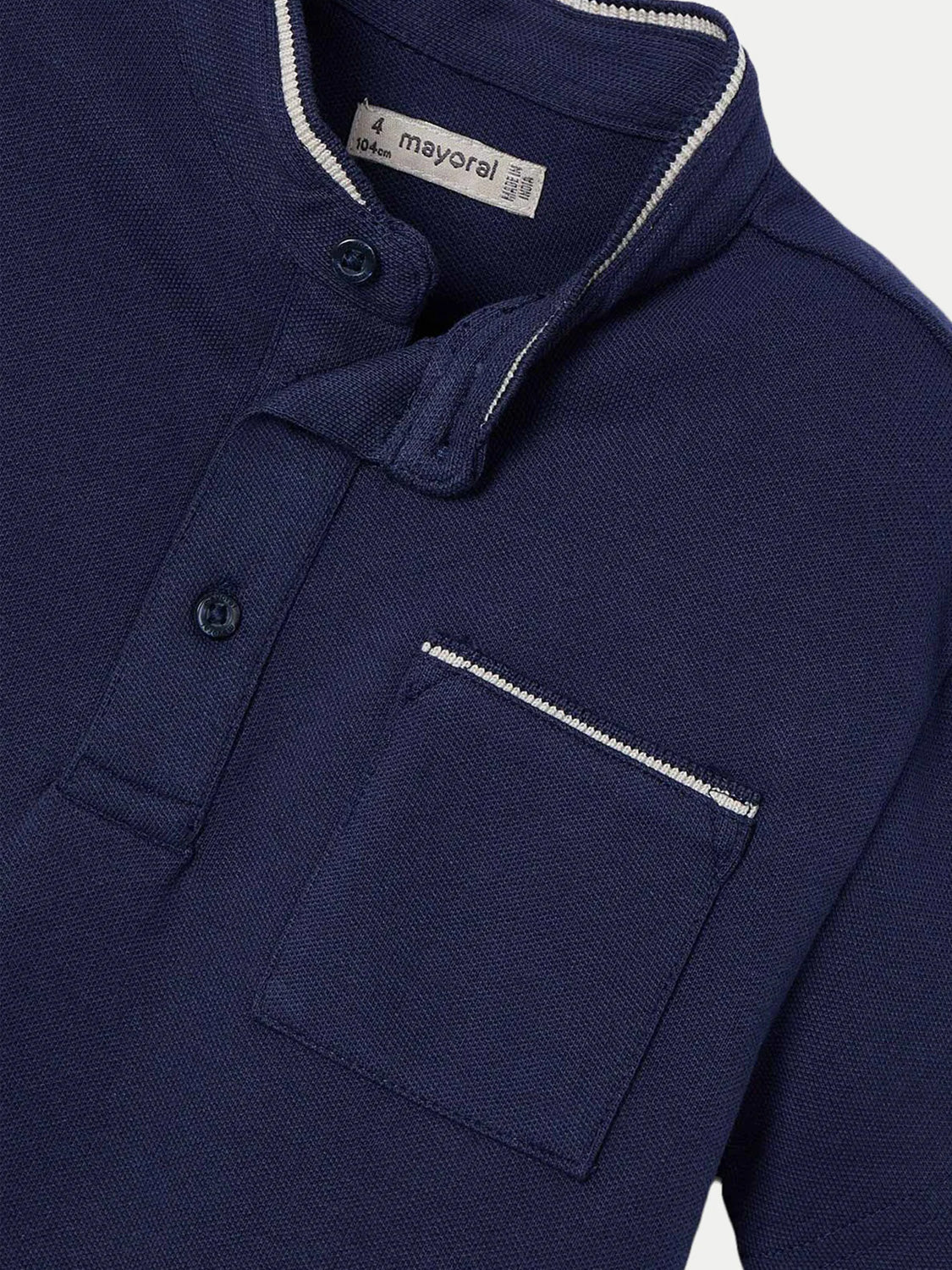 Polo Shirt Marineblau - Image 3