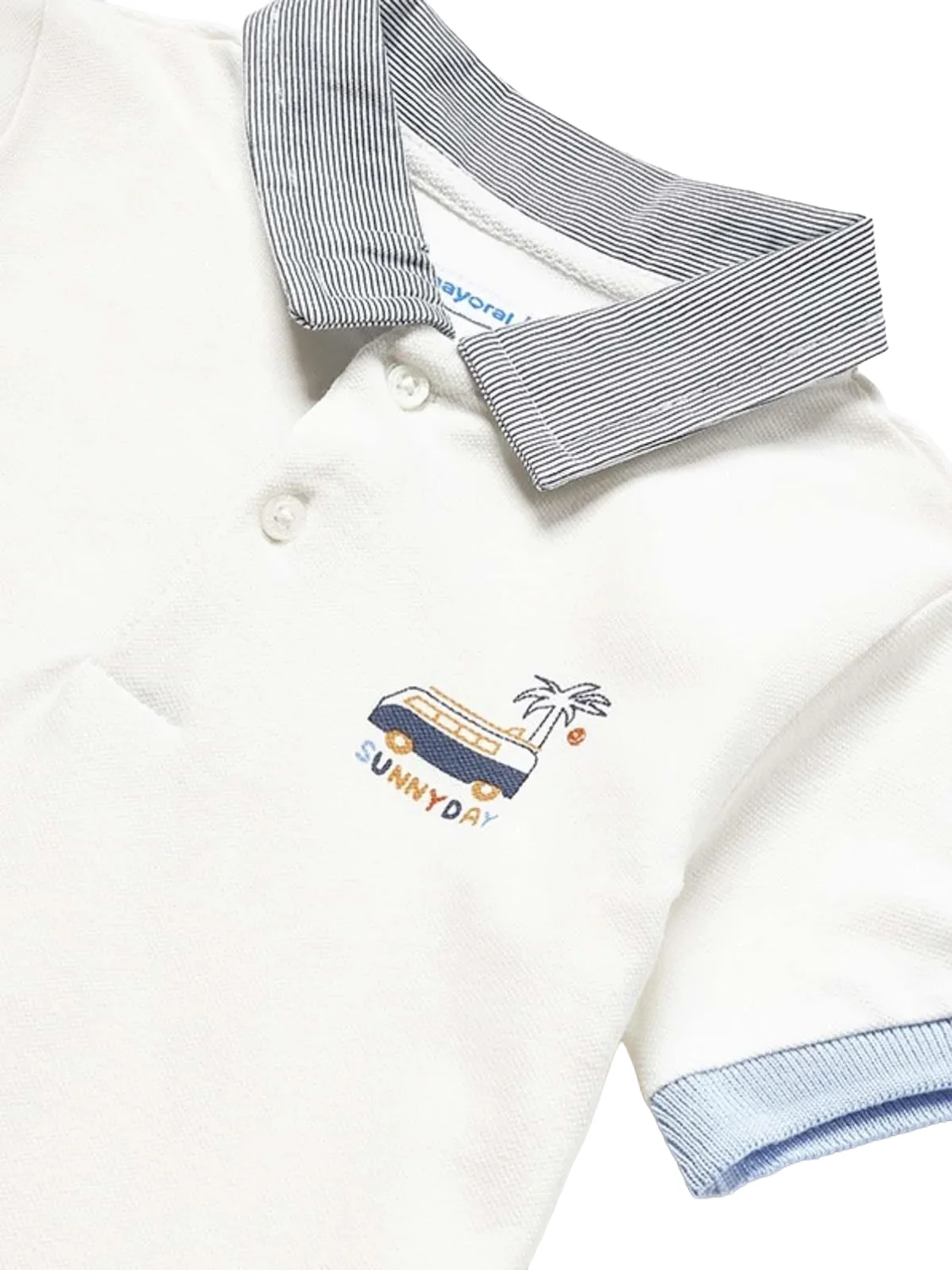Polo Shirt Weiß - Image 3