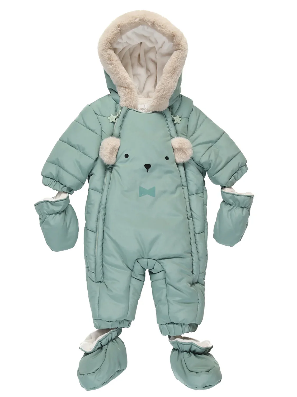 Schneeanzug Mintgrün