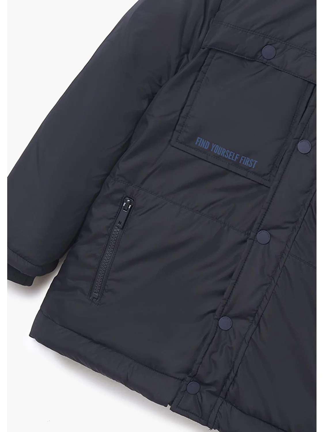 Winterjacke Marineblau - Image 2