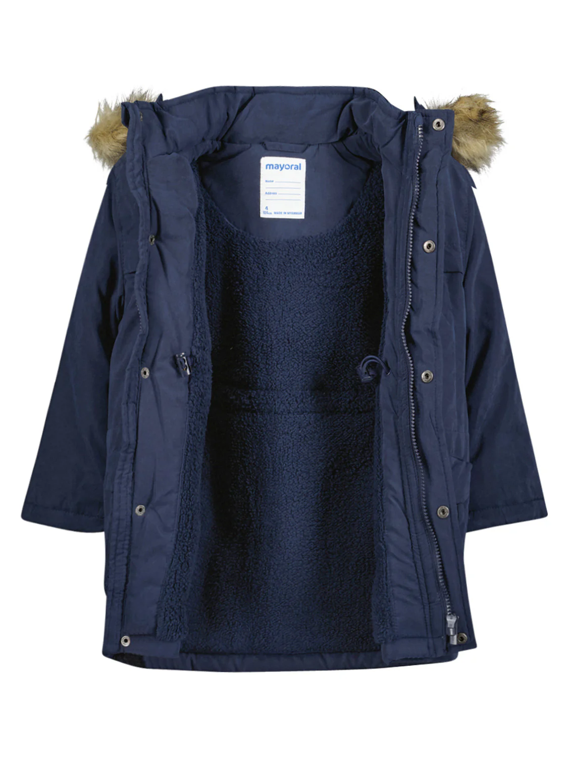 Winterjacke Marineblau - Image 3