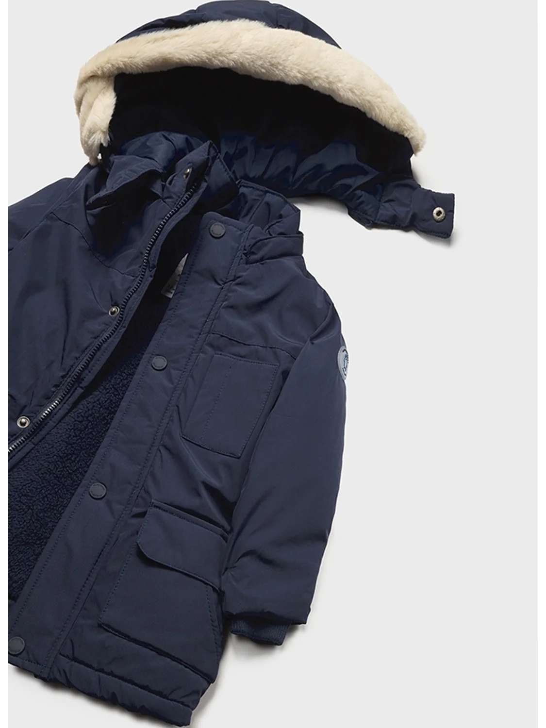 Wintermantel Marineblau - Image 2