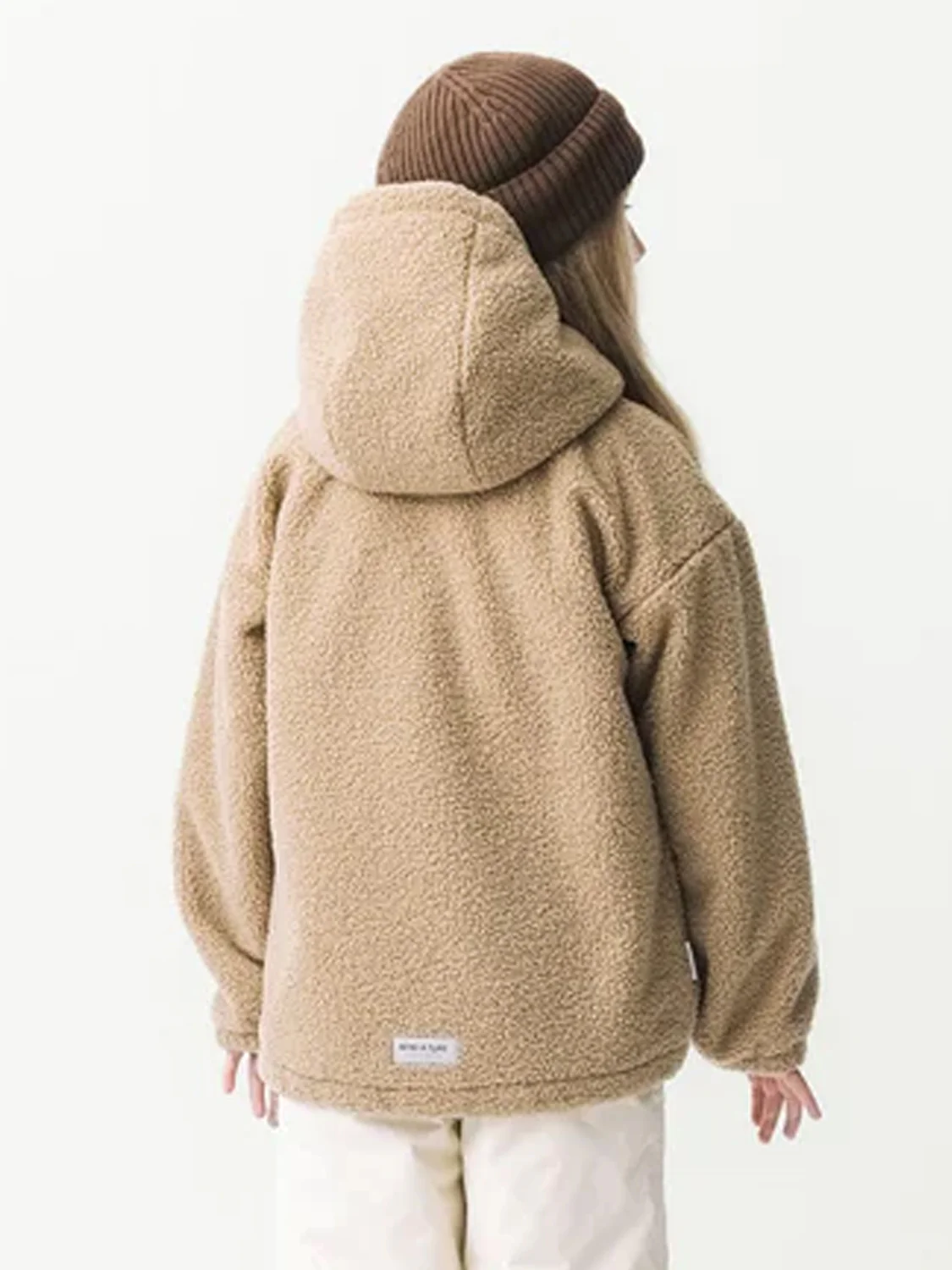 Fleece Pullover Beige - Image 5
