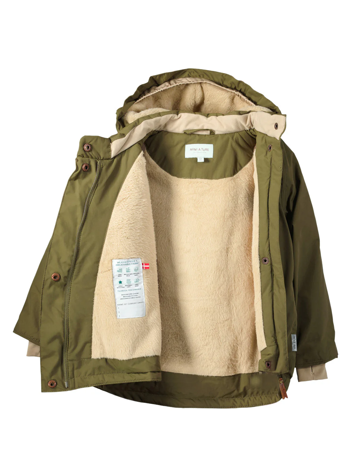 Jacke Wang Olivgrün - Image 3