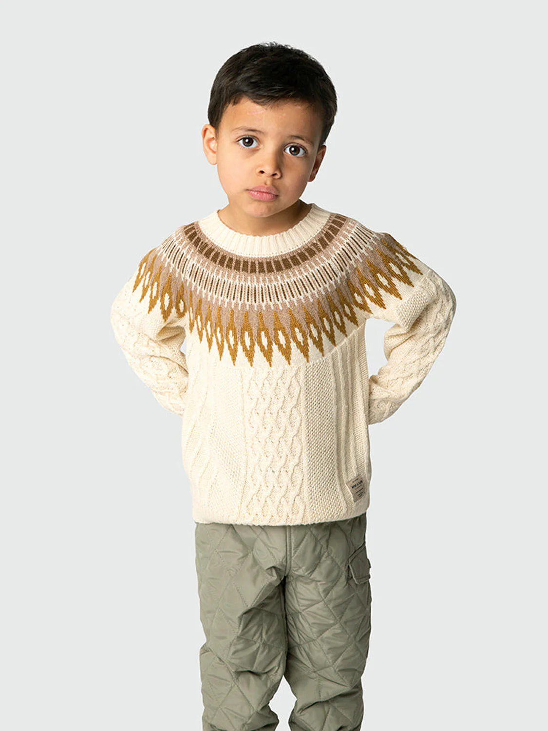 Pullover aus Kaschmir Cremeweiß - Image 3