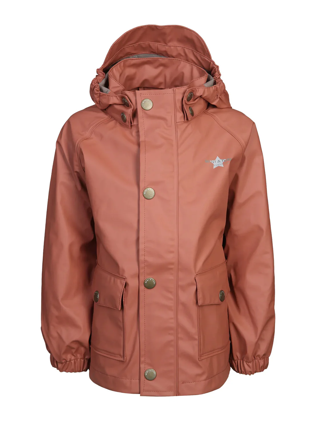 Regenjacke Braun