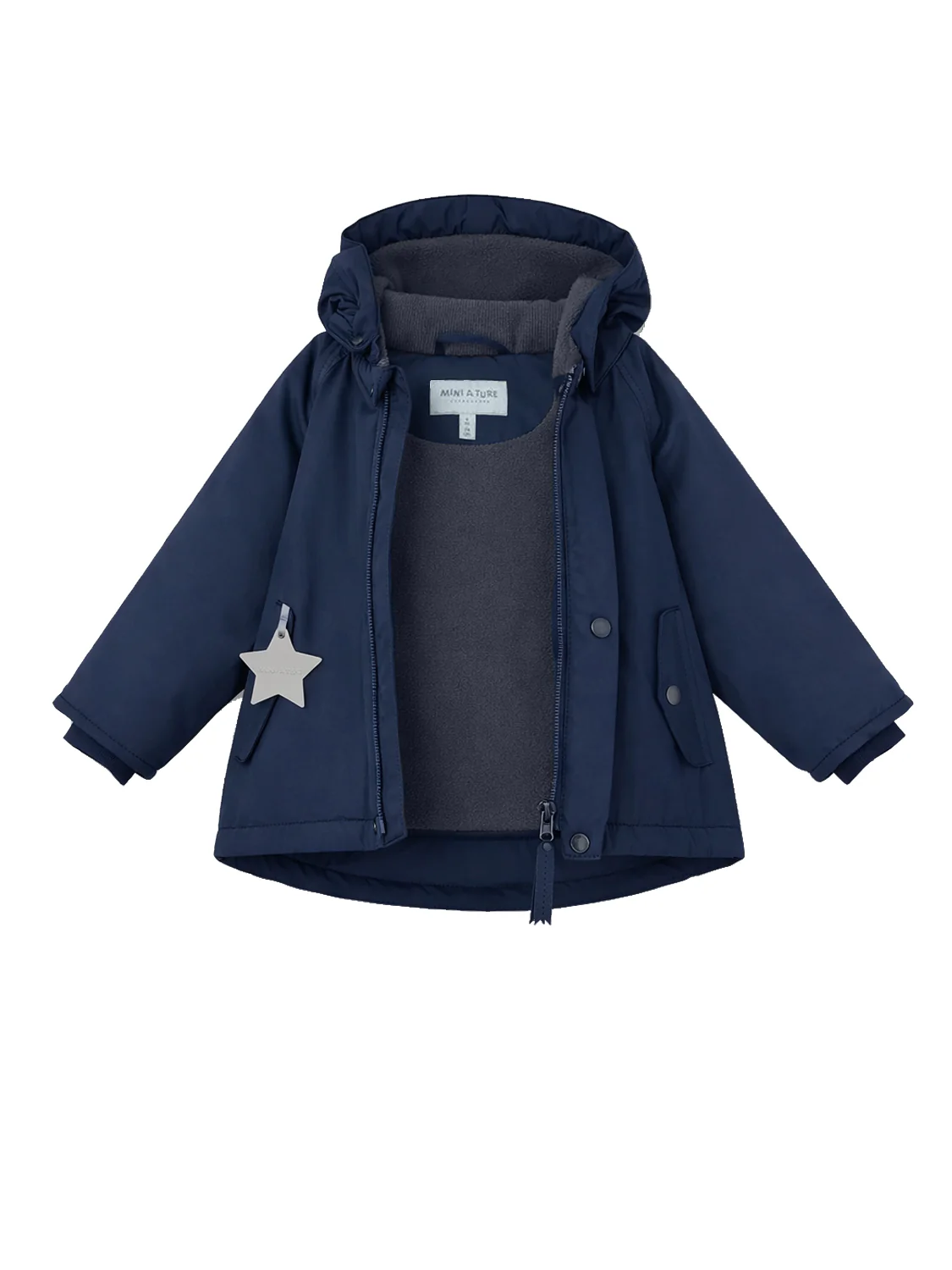 Winterjacke Marineblau - Image 3