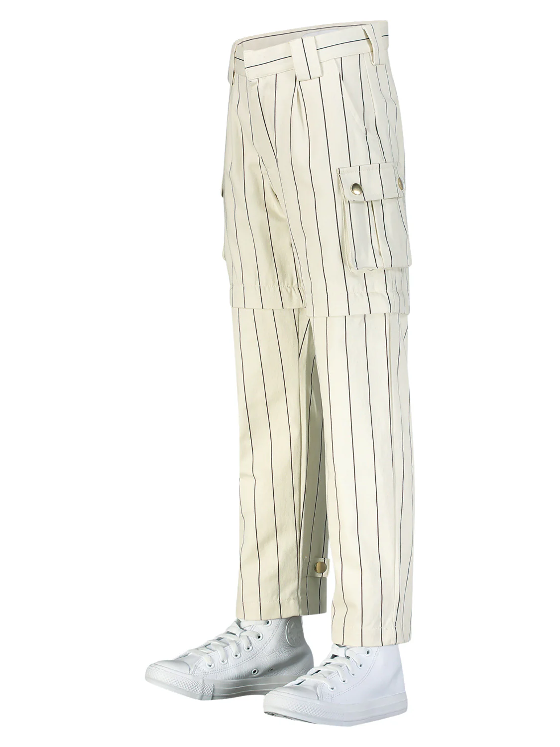 Cargohose Stripe Cremeweiß - Image 4