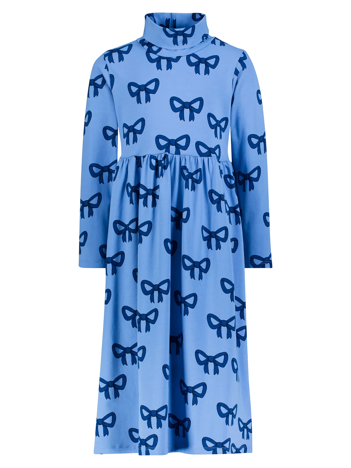 Kleid Bow Blau