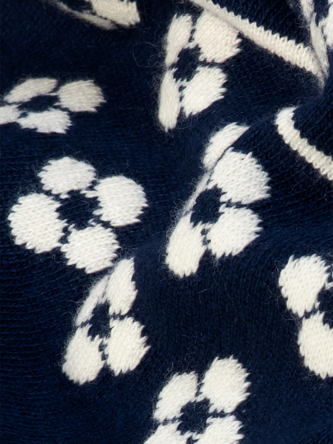 Pullunder Flowers Marineblau - Image 3