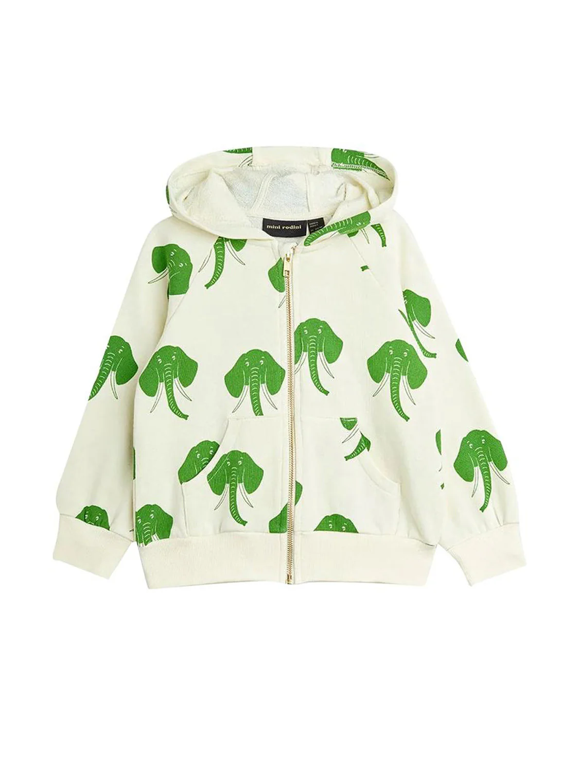 Sweatjacke Cremeweiß