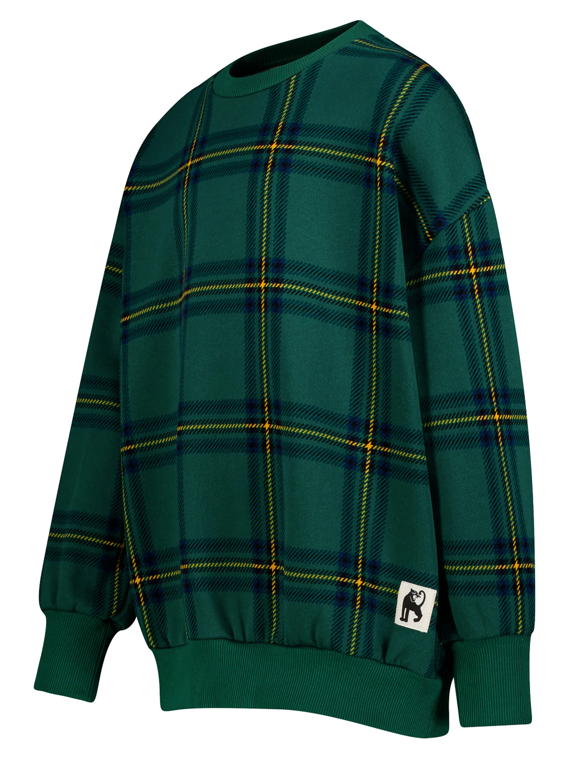Sweatshirt Check Grün - Image 2