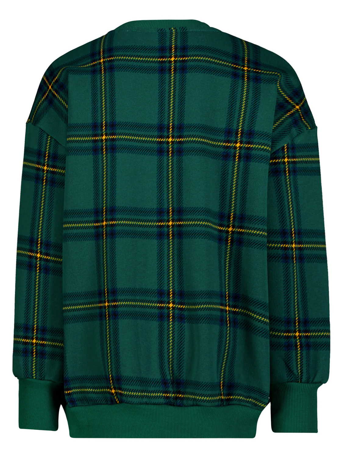 Sweatshirt Check Grün - Image 3