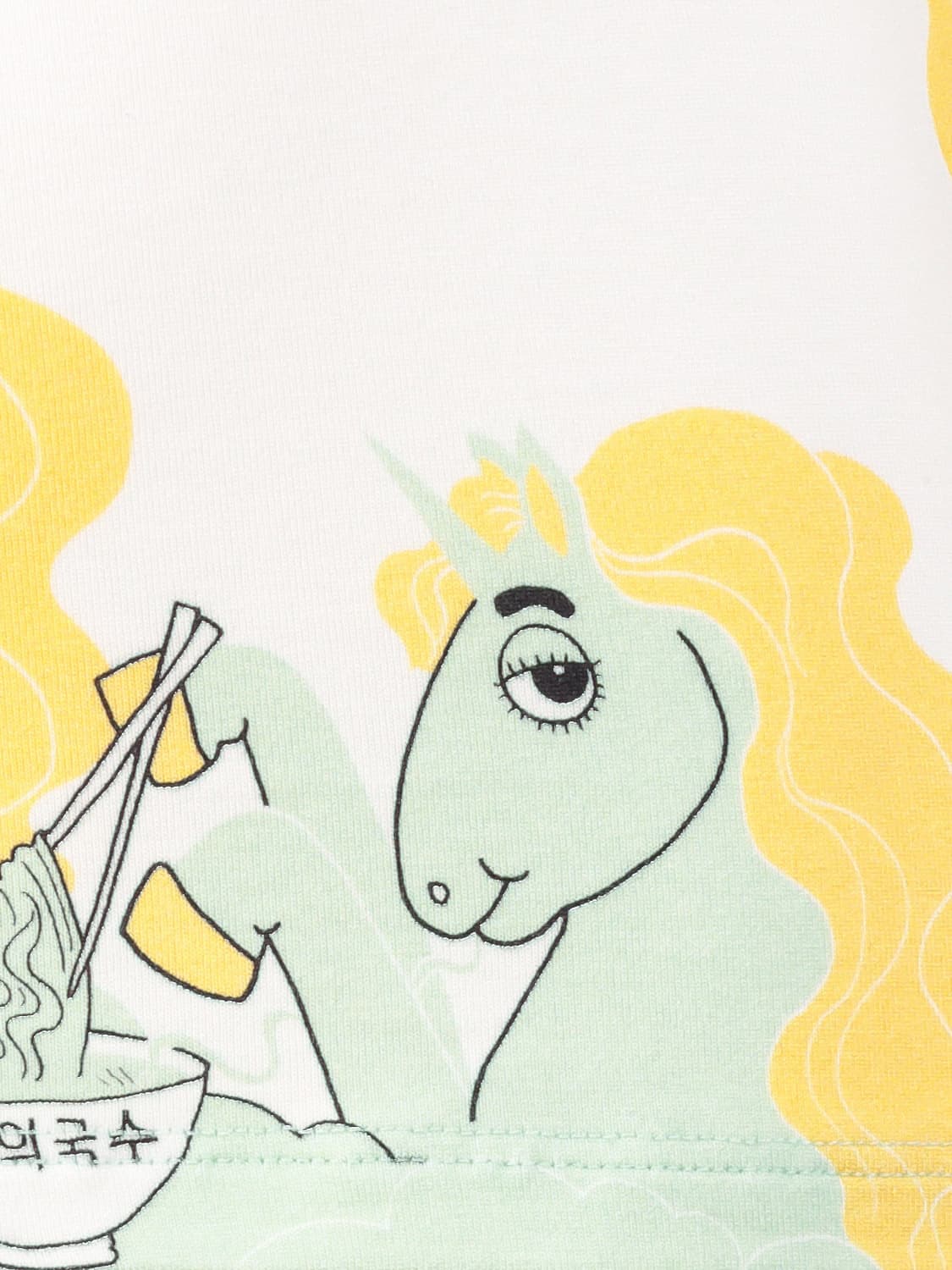 T-Shirt Unicorn noodles aop ss tee Grün - Image 2