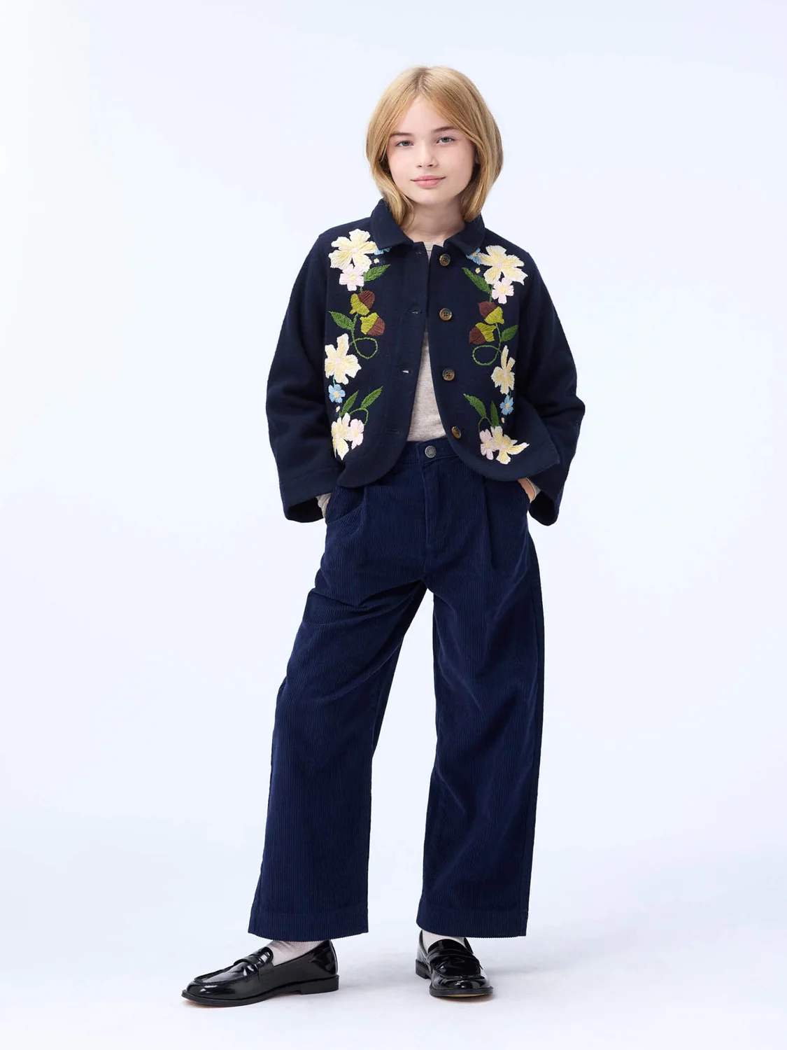 Cordhose Alaine Marineblau - Image 2